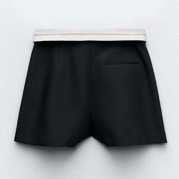 ZARA Skort with Contrast Waistband - Picture 9 of 10